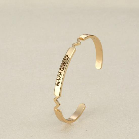 Never Give Up Cuff Bracelet