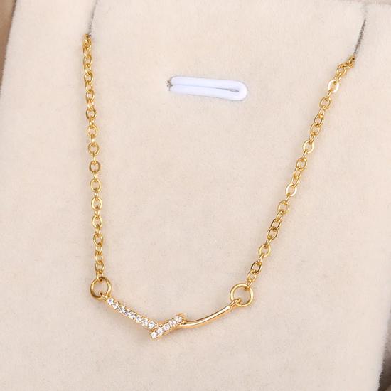 Minimalist Zircon Pendant Necklace/