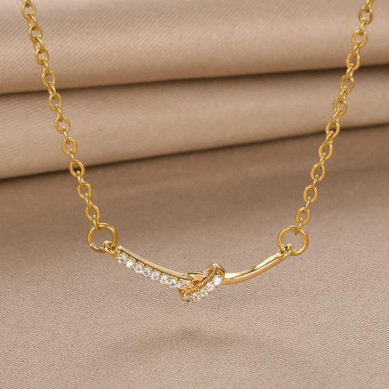 Minimalist Zircon Pendant Necklace/