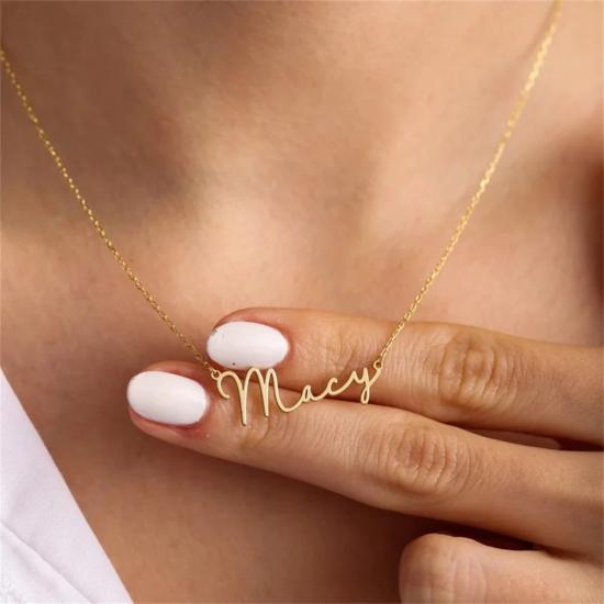 Personalized Handwritten Name Necklace