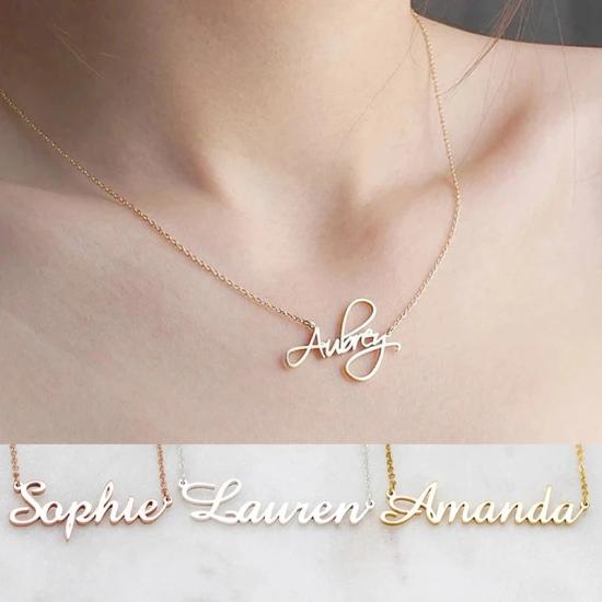 Personalized Name Choker Necklace