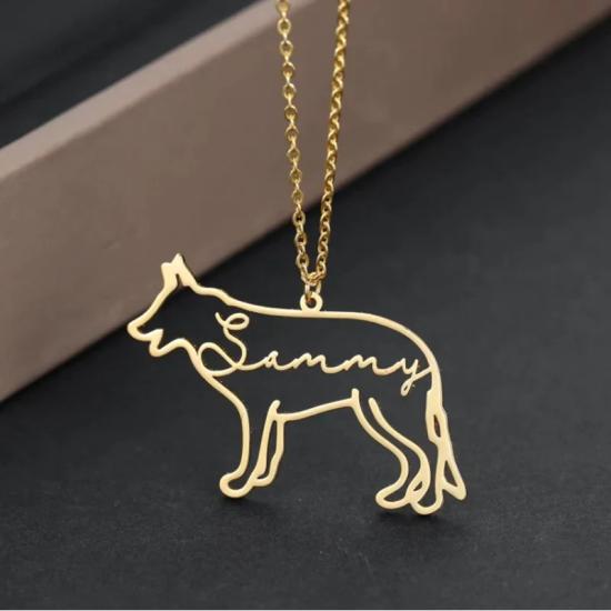 Custom Favorite Dog Cat Name Necklace/