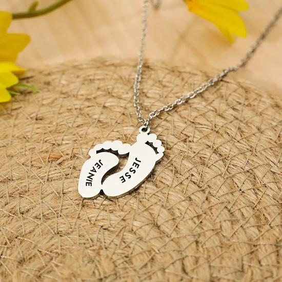 Custom Name Foot Necklace/