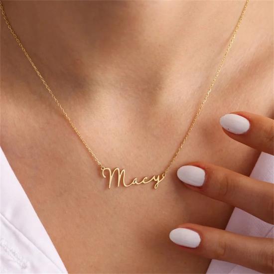 Personalized Handwritten Name Necklace/