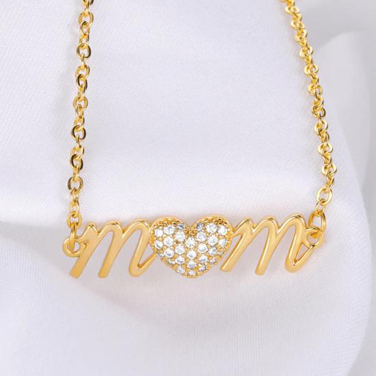 Mom Heart Gift Necklace