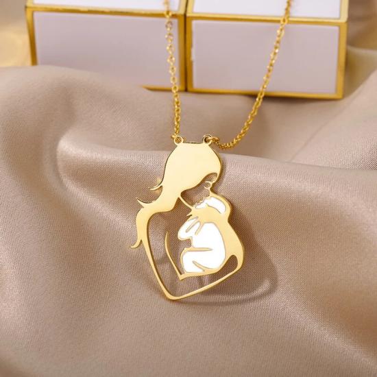 Baby In Arms Necklace/