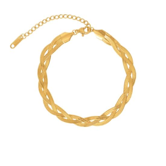 Snake Chain Bracelet and Necklace