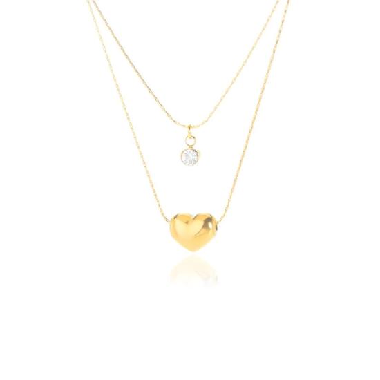 Love Heart Choker Necklace