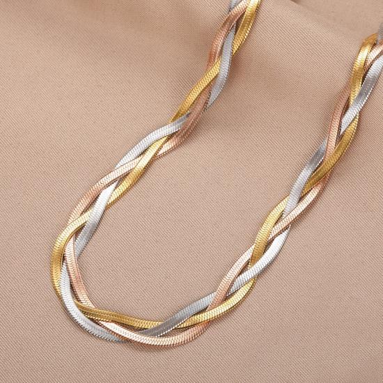 3 Color Snake Chain Necklace