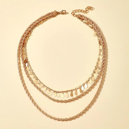 Gold Multi-layer Necklace/