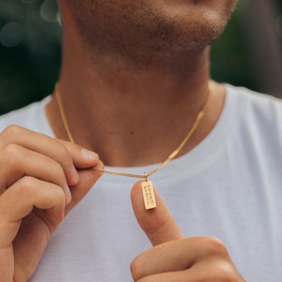 Personalized Plate Necklace