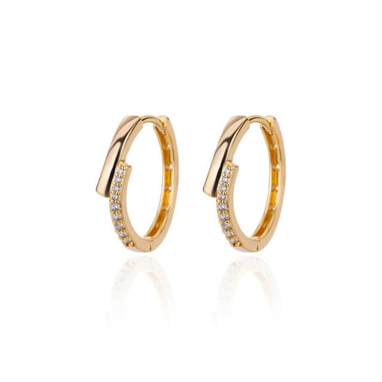 Zircon Hoop Earrings for Women