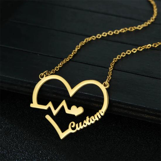 Personalized Heart Name Necklace