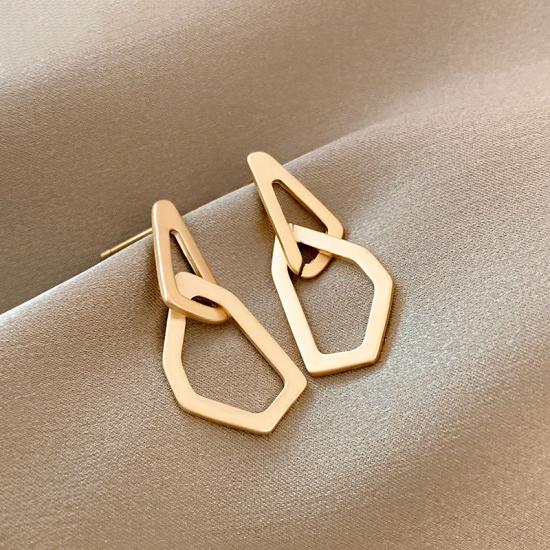 Irregular Chain Stud Earrings