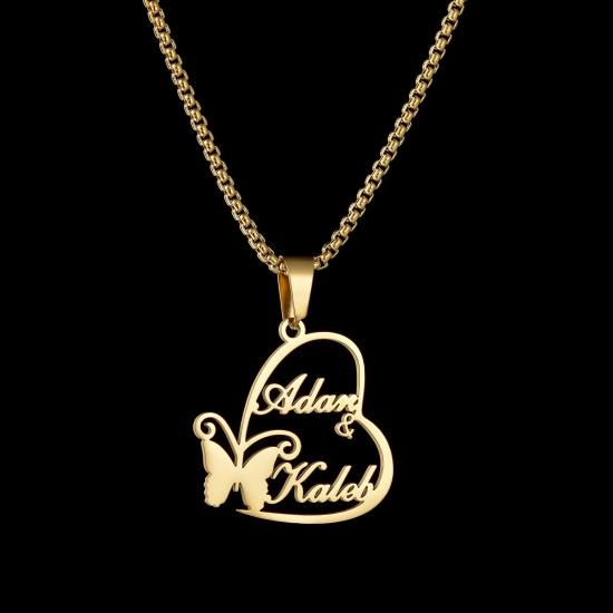 Customized Couple Names Necklace/