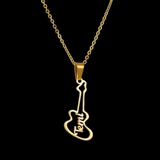 Guitar Name Necklace/