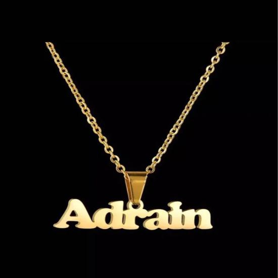 Customized Bold Name Necklace