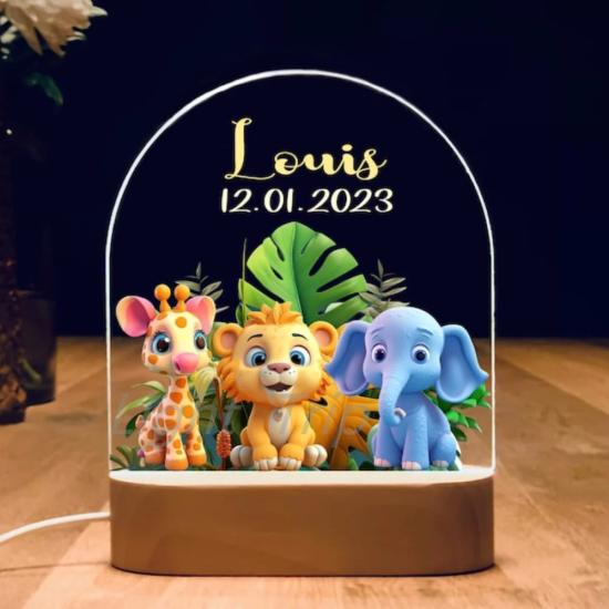 Custom Best Friends Baby Name Night Light /