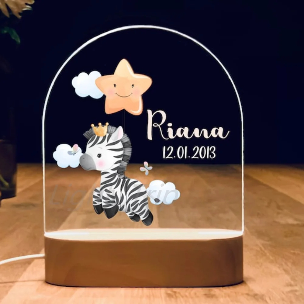 Custom%20Zebra%20Baby%20Name%20Night%20Light%20/