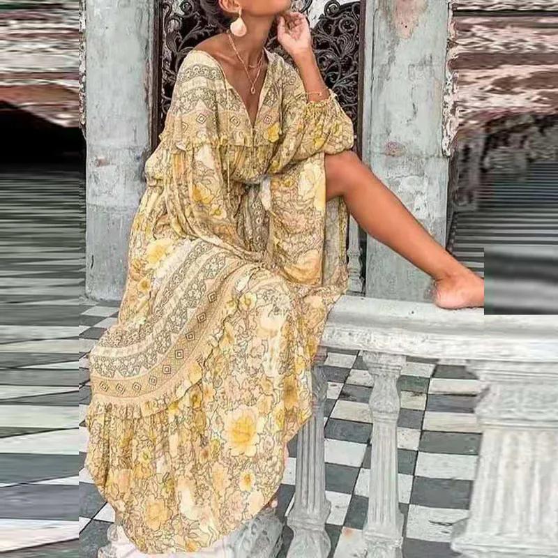 Yellow%20Elegant%20Boho%20Long%20Dress%20%20%20-